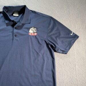 HEB NIKEGOLF Large Dri/Fit Polo Mens Grizzy Bear Embroidered Logo Texas